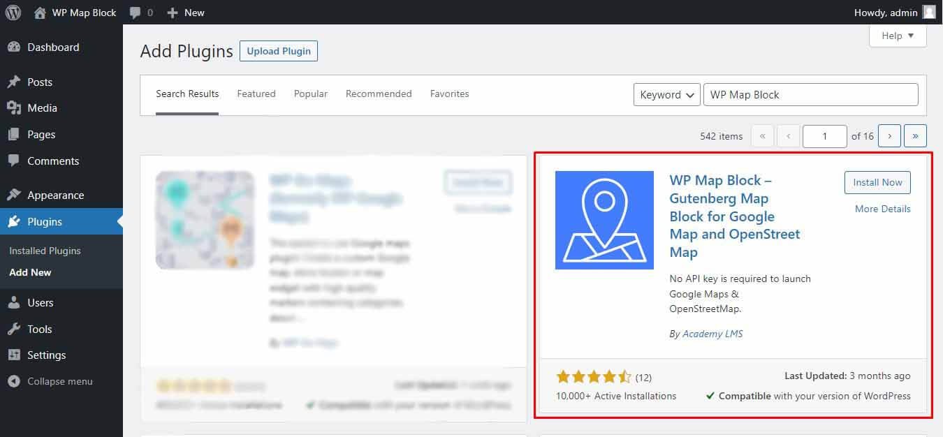 Google Maps Block for Gutenberg - No API: How to use Google Maps in ...