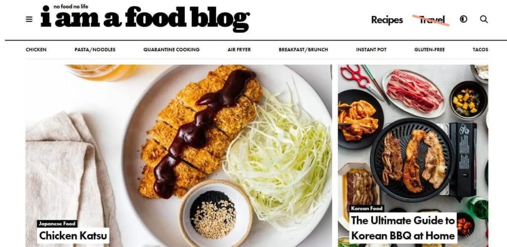 I am a food blog