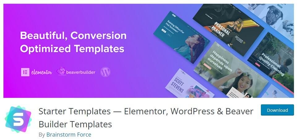 starter templates Free WooCommerce Template Plugins for Gutenberg