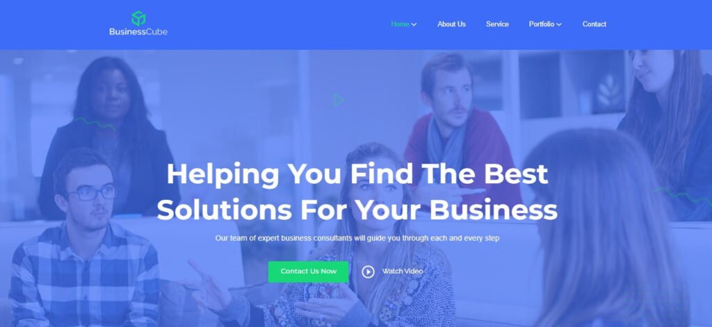 BusinessCube ecommerce template