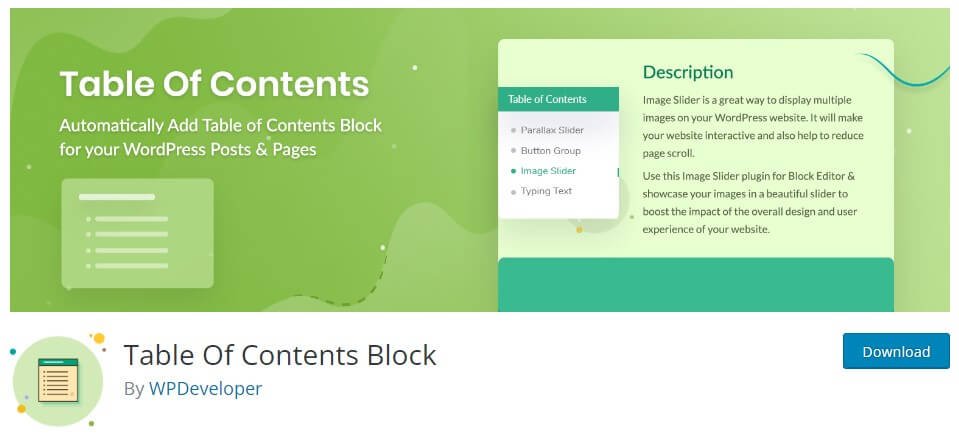 Table of Content