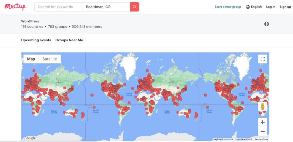 local WordPress Meetups