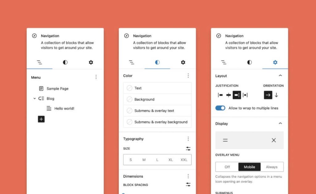 Settings" And "Styles"