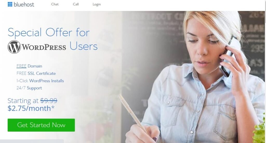 best hosting services for WordPress Bluehost