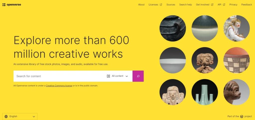 What is wordpress openverse