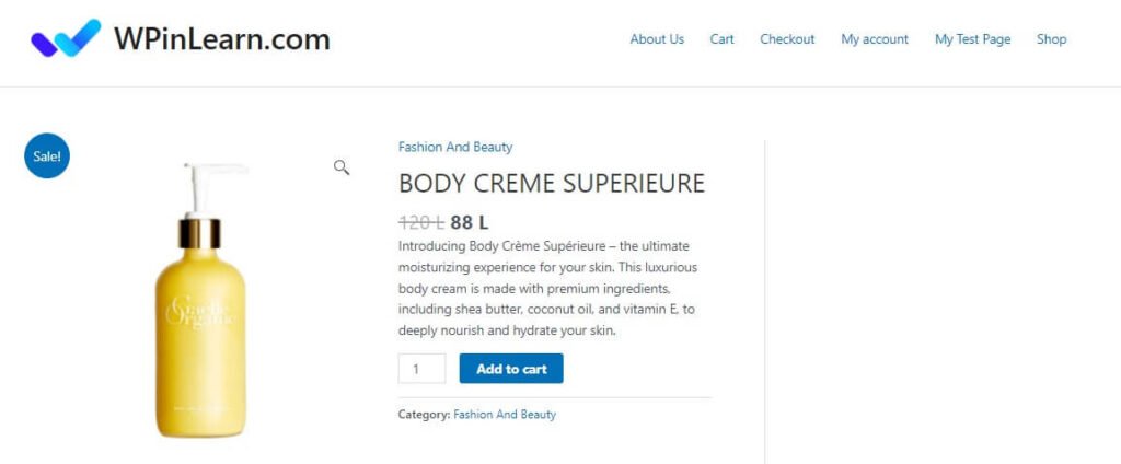 WooCommerce product preview