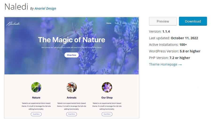 Naledi themes