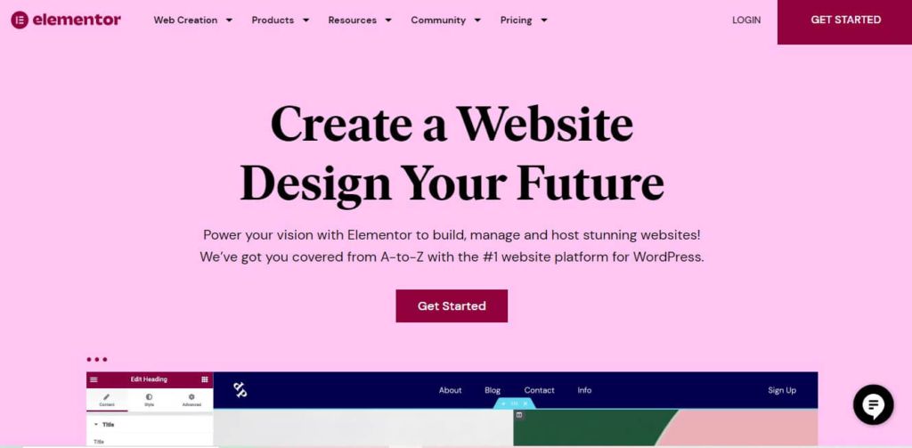 Elementor Most Popular Page Builder for WordPress