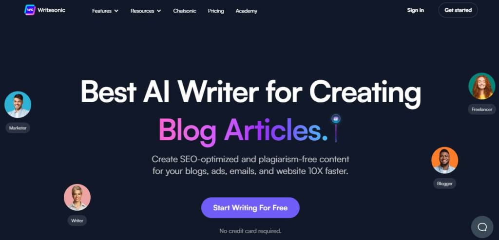 Writesonic ai tool