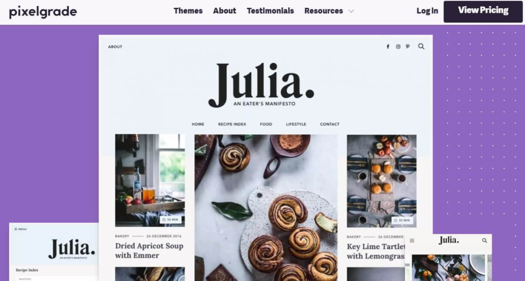 Julia Best Full-Site Editing WordPress Themes