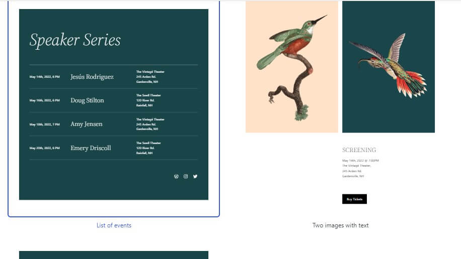 WordPress Pattern Directory