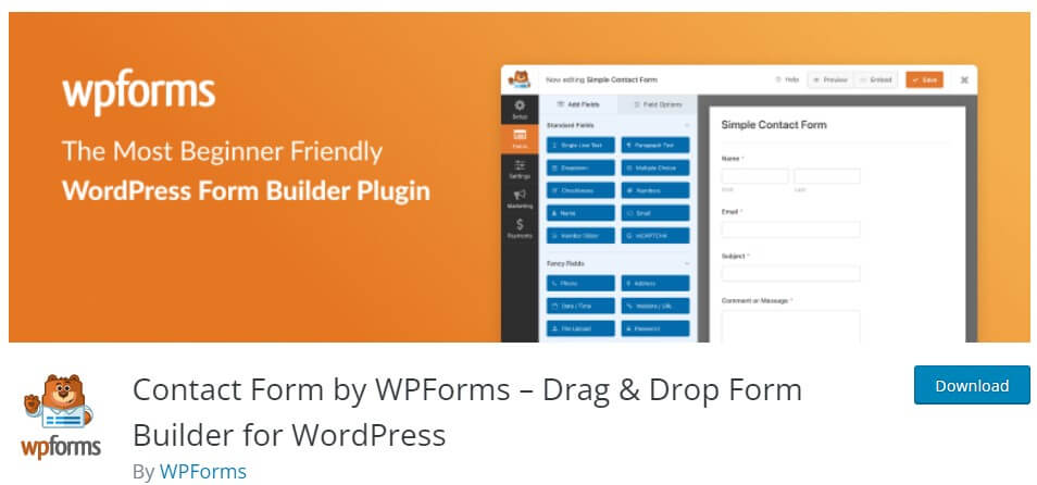WPForms plugin