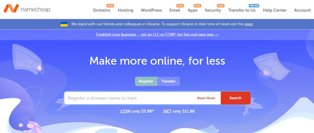 Namecheap wordpress hosting