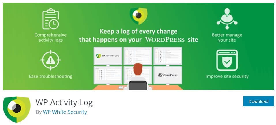 WP Activity Log top security plugins for WordPress