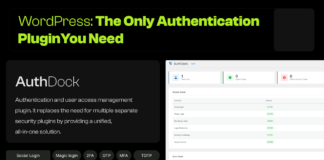 AuthDock: The All-in-One WordPress Login Security Plugin That Replaces 7 Separate Tools WordPress Login Security Plugin